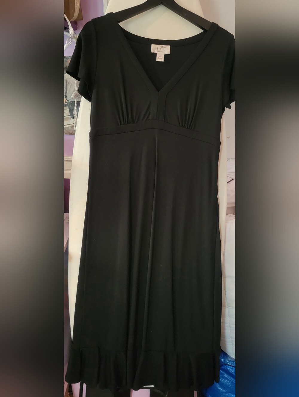 Loft Black Dress Petite